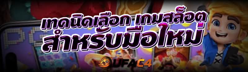 เทคนิคเลือก เกมสล็อต สำหรับมือใหม่