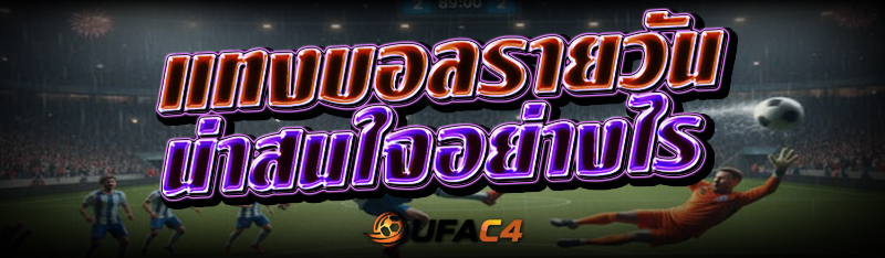 แทงบอลรายวัน น่าสนใจอย่างไร